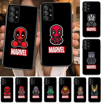 Mini Marvel X-Man Čierny Kryt Telefónu Samsung Galaxy A71 Prípade Galaxy A51 Prípadoch A50 S20 plus 5g Soft Shell Coque