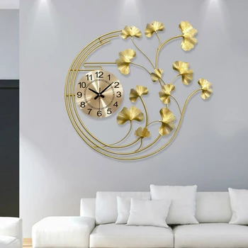 Čínske Veľké Nástenné Hodiny Moderný Dizajn, Luxusný Art Tichý Obývacia Izba Nástenné Hodiny Mechanizmus Spálňa Reloj Porovnanie Domova ZP50WC