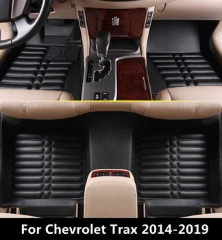 SJ 3D Vodotesné Vlastné Auto Podlahové Rohože Predné & Zadné FloorLiner Styling Auto Koberec Mat vhodné Pre Chevrolet Trax 2014-15-16-2019
