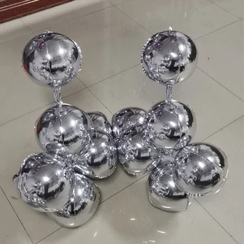 10 Palcový 4D Hliníkovej Fólie z Jedného kusu Balón Domáce Dekorácie, Party Dekorácie Balón