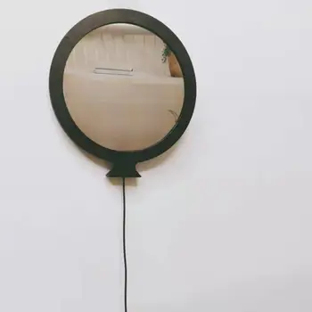 nové Kreatívne magické zrkadlo, make-up zrkadlo so svetlom mesiaca nástenné svietidlo obývacej izby vstup kúpeľňa dekoratívne zrkadlo nástenné svietidlo
