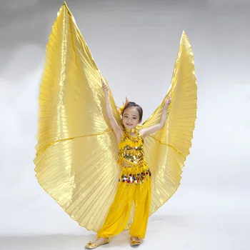 Brušný Tanec Isis Krídla Deti Anjel Deti, Brušný Tanec Isis Krídla Výkon Rekvizity Tri Farby Č Stick
