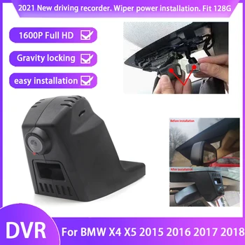Plug and play Auta DVR videorekordér Dash Cam Kamera Pre BMW X4 X5 2015 2016 2017 2018 Vysokej kvality jazdy rekordér hd 1600P