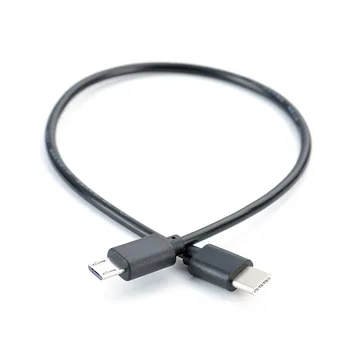 New Vysoká Kvalita Typu C, USB-C Na Male Micro USB Sync Poplatok OTG NABÍJACÍ Kábel Kábel Adaptéra Mobilné Telefóny Údaje vodičový