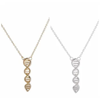 Biotechnológie DNA prívesok náhrdelník Abstraktné číslo osem náhrdelník prívesok pre ženy