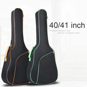 40 41 Palcový Guitar Bag puzdra Batoh Oxford Akustické Ľudová 10 mm Gitara Big Bag Kryt s Dvojité Ramenné Popruhy