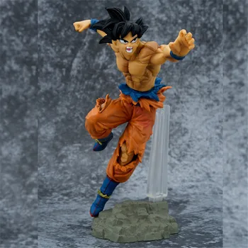 21 cm Anime Dragon Ball Z Son Goku Super Saiyan PVC Akcie Obrázok DBZ Sochu Zberu Modelu Deti Hračky, Bábiky Dary