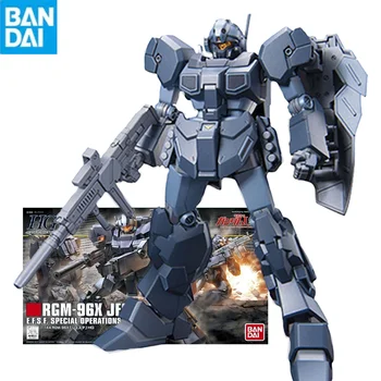 Bandai Gunpla Hg 130 1/144 Gundam Rgm-96X Jesta Zostavený Model Pohyblivé Kĺby Zberateľskú Bábiky Hračky Robot Súpravy Modely Deti Darček