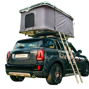 Nový príchod jednoduché nastavenie recyklovateľné hard top nepremokavé outdoor camping auto otvoriť auto streche stan s DIY markíza príloha