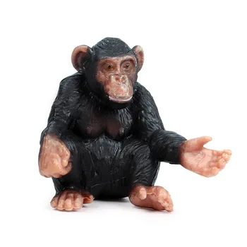 Simulácie tuhých safari model new šimpanz King Kong deti kognitívne opice model hračku, ozdoby