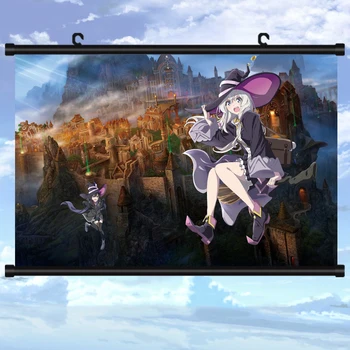 Anime Putovanie Čarodejnice: Cesta Elaina Fran Cosplay Plagát Prejdite nástenná maľba Stene Visí Plagát Otaku Čaro Domova 40x60cm