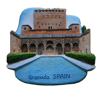 University Of Granada, Španielsko Ručne Maľované Aromaterapia 3D Magnety na Chladničku World Travel Suvenírov Chladnička Magnetické Nálepky
