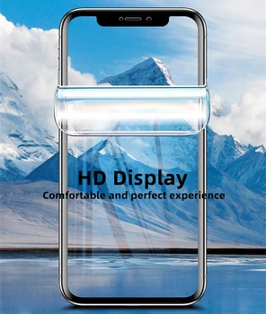 4PCS Úplné Pokrytie Hydrogel Film Pre iPhone 13 12 13 Pre iPhone X XS XR XS MAX 6 7 8 Plus 11 12 13 Pro Max Screen Protector