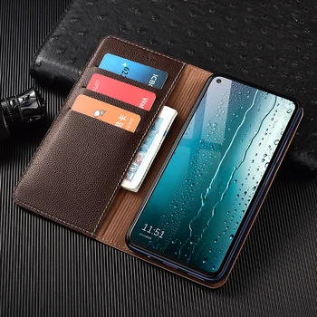 Liči Vzor Luxusné Kožené Peňaženky Telefón puzdro pre Samsung Galaxy M11 M12 M13 M21 M23 M31 M31S M32 M33 M53 Magnetické Flip Cover