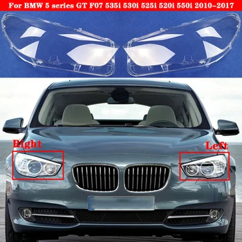 Pre BMW série 5 GT F07 2010-2017 Auto Predných Svetlometov Kryt 535i 530i 525i 520i Svetlomet Lampcover Vedúci svetlo sklo Objektívu Shell