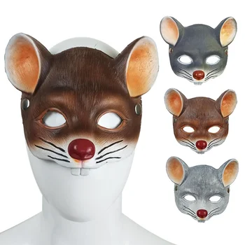 Myš Maska Maškaráda Strany Maska Potkan Cosplay Divadelnú Hru Výkon Rekvizity Halloween Masky Rave Party Animal Cosplay Príslušenstvo
