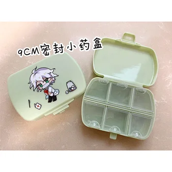 Anime Danganronpa: Trigger Happy Zmätok Nagito Komaeda Medicíny Box Cosplay Hračky, Plastové Tesnenia Úložný Box 9 CM