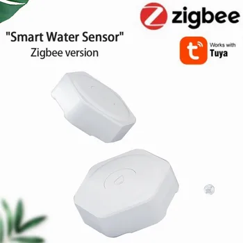 Zigbee Únik Vody Detecto,Zabezpečenia Ochrany Úniku Vody domáci Alarm Systém Smart Home Pre Huawei Diaľkové Monitorovanie Tuya APP