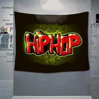 Hip-Hop Hudba Rocková Kapela Plagát Veľké Retro Vlajky Zástavy HD Vytlačiť Handričkou Umenie Visí Maľby Nástenné Gobelíny Nálepky Bar Domova