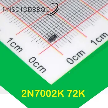 20PCS/veľa 2N7002K 72K MOSFET Tranzistor SOT-23 N-kanál 60V 340mA,5Ω@10V