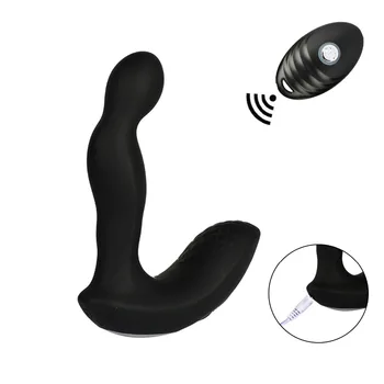 10 Režim Dual Motorové Vibračné Prostaty Masér Bezdrôtové Nabíjanie pomocou pripojenia USB Análny Plug Vibrátor Erotické Zadok Plug Dospelých, Sexuálne Hračky Pre Mužov