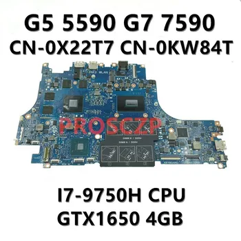 KN-0KW84T KW84T CN-0X22T7 X22T7 Pre Dell G5 5590 G7 7590 Notebook Doske VULCAN17_N18P S I7-9750H CPU GTX1650 4GB 100%Test