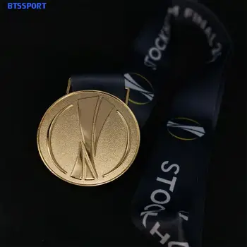 Europa Ligy Majstrov Medaila Kov Medaila Replika Medaily Zlatá Medaila Futbalové Suveníry Fanúšikov Zber