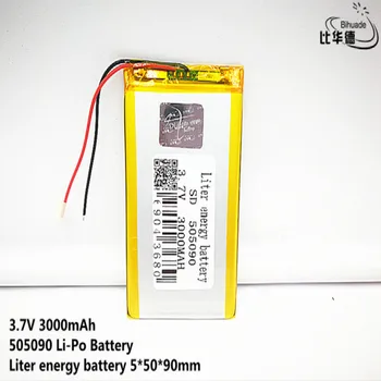10pcs Liter energie batérie Dobré Qulity 3,7 V,3000mAH,505090 Polymer lithium ion / Li-ion batéria pre HRAČKA,POWER BANKY,GPS,mp3,mp4