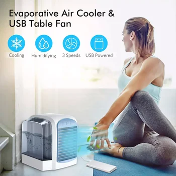 NEW2023 Prenosné klimatizačné Malé Usb Desktop Vzduchu Chladič Vody, Chladiaci Ventilátor, klimatizácia, Mini Zvlhčovač Vzduchu Ventilátor Chladiča#g