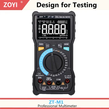 ZOYI ZT-M1 Auto/Manual Digitálny Multimeter EBTN Triple Displej 8000 Počíta Batérie Testovacie Napätie VFC Square Wave Výstup Tester