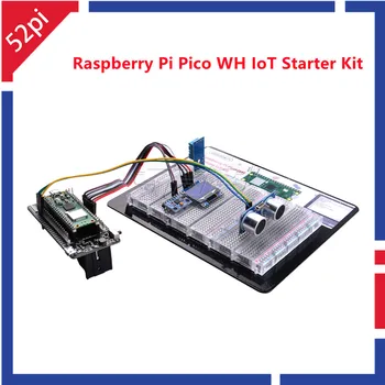 Nové! 52Pi Raspberry Pi Pico W WH internet vecí Starter Kit s Pico UPS Modul OLED displej