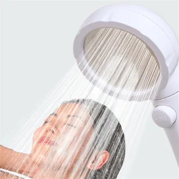 Mutilfunction Sprcha Hlavu Úsporu Vody, Kolo ABS Chrome Booster Vaňa Sprcha Vysoký Tlak Ručné Ručné Sprchy