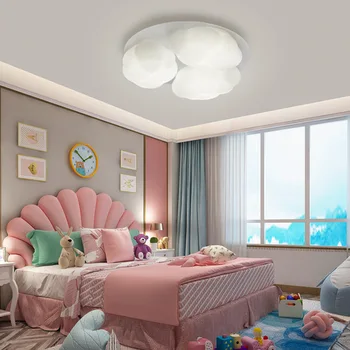 Nordic Minimalistický LED Biely Oblak, Stropné Lampy, detské Izby, Spálne, Oblečením Reštaurácia Tvorivé PE Dekoratívne Osvetlenie