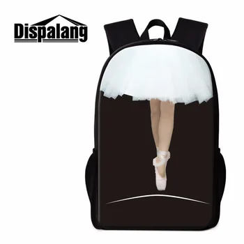 Dispalang Štýlový Školský Batoh Vzory Balet Dievčatá Bookbags pre Dospievajúcich Detí, Deň Pack Primárne Študent Ramenný Mochilas