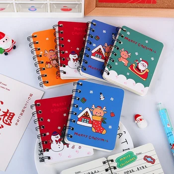 Vianočné Notebook Mini Roztomilý Plánovač Kpop Zápisníky Agendy 2023 Kawaii Notebooky DIY Plánovač Pre Študentov, Školské potreby