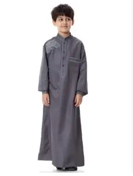 1pcs/veľa Arabských Moslimských Chlapcov Župan Islamskej Abaya Islamské Oblečenie Mužov Arabských Moslimských Dlhý Rukáv Blízkom Východe Dospievajúci Chlapec, Župan