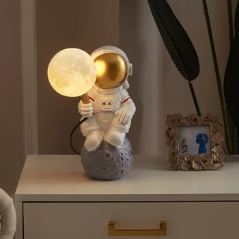 Nordic LED osobnosti astronaut mesiac detskej izby nástenné svietidlo kuchyňa jedáleň spálňa štúdia balkón uličkou lampa dekorácie