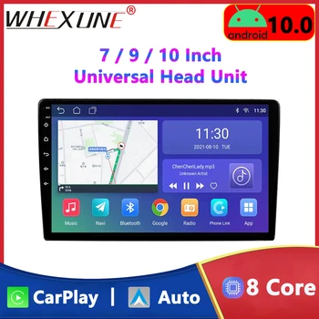 7 10 Palcový Multimediálny Prehrávač Pre Volkswagen Toyota, Nissan Hyundai Kia Lada Carplay Android Auto autorádia 4G Wifi GPS Navigácie
