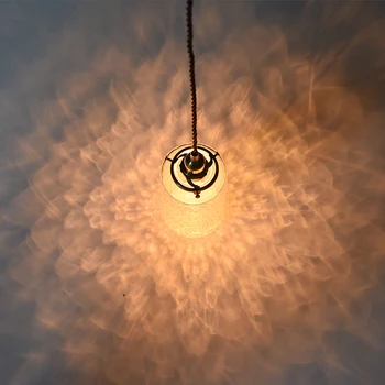 Sklenený Prívesok Lampa Loft Vintage Svietidlá LED Visí Lampa Spálňa Čaká Osvetlenie Hanglampen Nordic Svietidlá Svietidlá