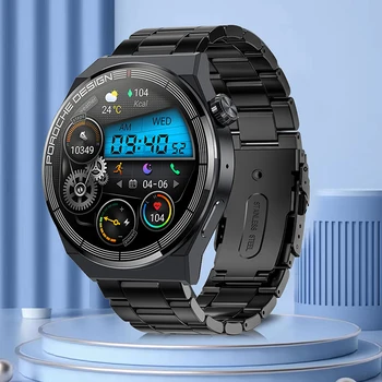 2023 Nové Bluetooth Hovor Smart Hodinky Mužov Športové Fitness Tracker Nepremokavé Smartwatch Veľký HD displej pre huawei Xiao telefón+box